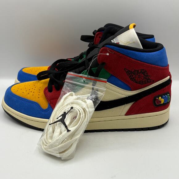 NIKE AIR JORDAN 1 Mid SE Fearless Blue The Great CU2805-100 Men’s Size 10 NWT - Picture 8 of 12